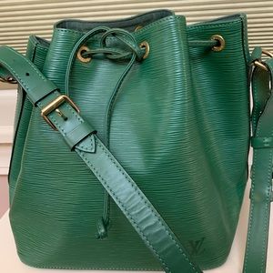 Louis Vuitton Green Epi Leather Petit Noe